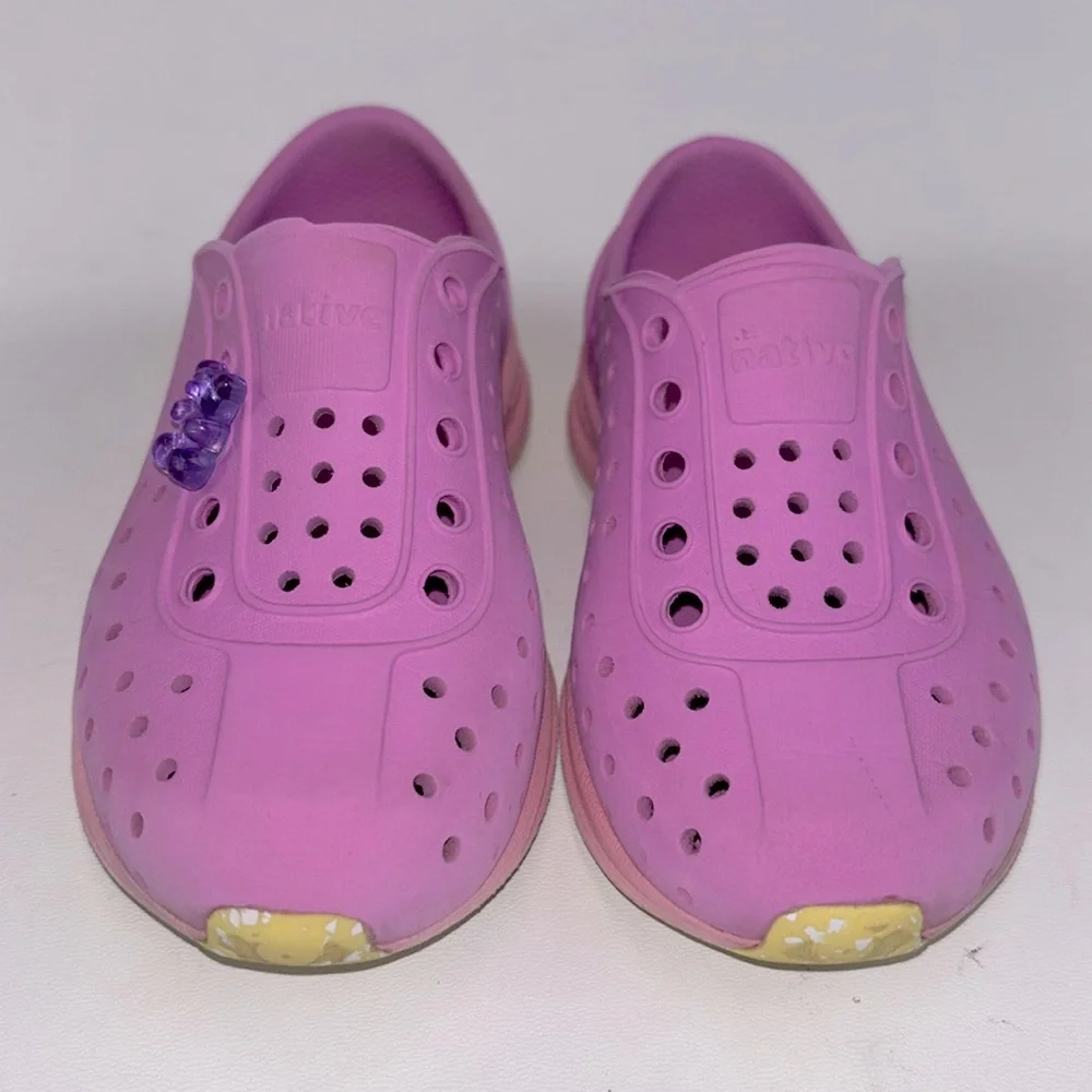 NATIVE Robbie Sugarlite SlipOn Waterproof Shoes Purple/Pink Kids Size C8